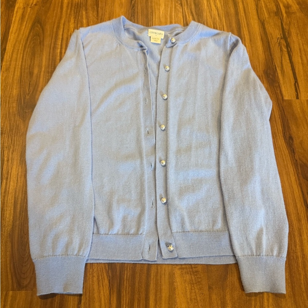 Girls Light Blue Cardigan
